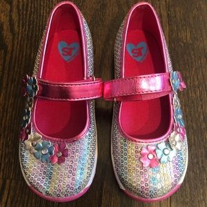 Stride Rite Toddler Girls Mary Jane Flats, Size 9.5.